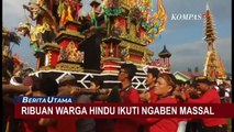 Ribuan Warga Hindu Ikuti Ngaben Massal di Lampung Selatan