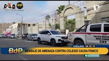 Chiclayo: Amenaza de tiroteo en colegio causó miedo entre padres y estudiantes