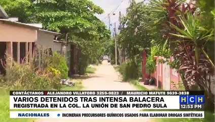 Descargar video: ¡Lluvia de Balas! Intensa balacera deja varios detenidos en col. La Unión, SPS