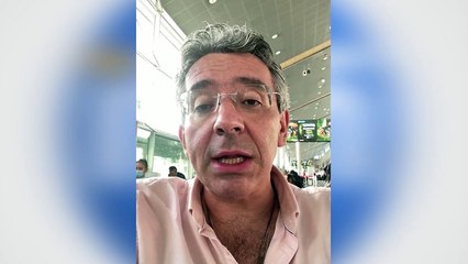 Enrique Gómez y la Ministra de Minas