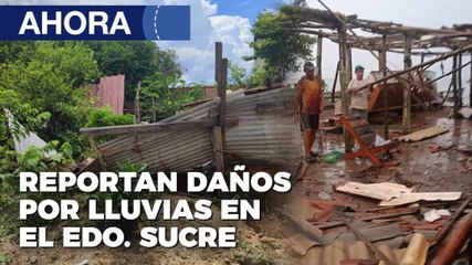 Reportan daños por lluvias en el edo. Sucre – 22Ago - VPItv