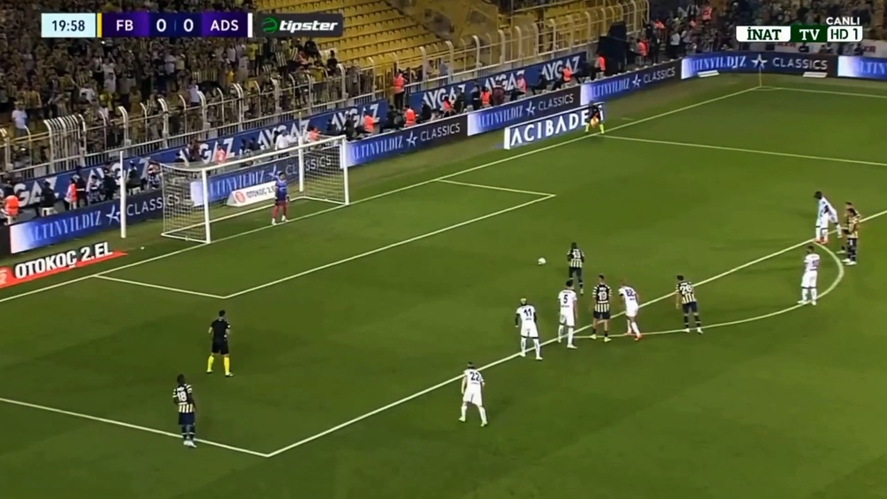 Fenerbahçe 2 Adana Demirspor 0 İLK YARI GOLLERİ 22.08.2022