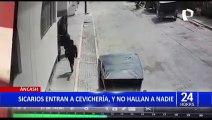 Áncash: delincuentes querían robar restaurante y no encontraron a nadie