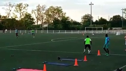 Premier entraînement des seniors avec le nouveau coach