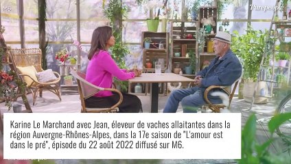 L'amour est dans le pré - Karine Le Marchand charmée par les nouvelles dents de Jean : "C'est beau, c'est naturel"