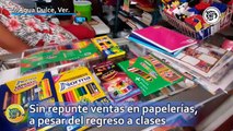 Sin repunte ventas en papelerías, a pesar del regreso a clases