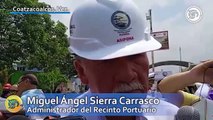 Contratan a empresas locales para obras en el puerto de Coatzacoalcos