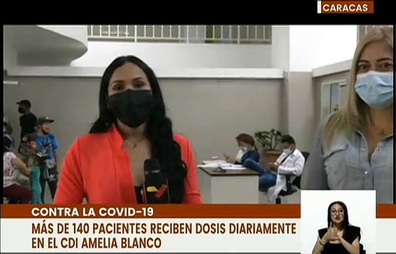 Caracas | CDI Amelia Blanco aplica más de 140 dosis diarias contra la COVID-19