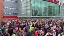 United fans protest against the Glazers before Liverpool clash