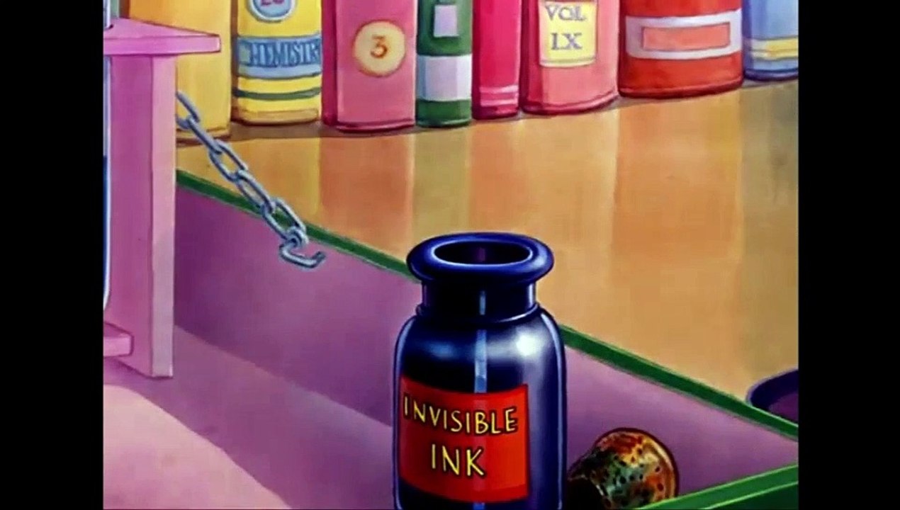 TOM AND JERRY " THE INVISIBLE MOUSE "