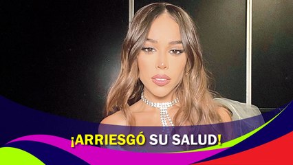 Danna Paola cambió las dietas por una banda gástrica para estrenar 'superfigura'