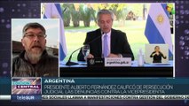 Presidente de Argentina Alberto Fernández condenó persecución mediática contra Cristina Fernández