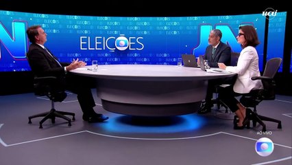 Bolsonaro para Bonner: 'Você está me estimulando a ser ditador'