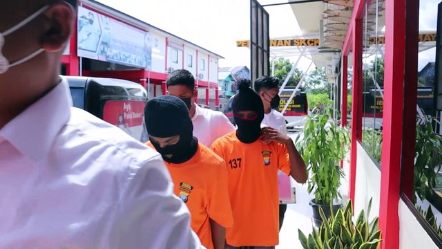 Sat Reskrim Polres Karimun Gelar Konferensi Pers Pengungkapan Tindak Pidana Perjudian