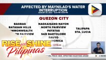Ilang barangay sa QC at Valenzuela, mawawalan ng tubig dahil sa network maintenance activity ng Maynilad bukas