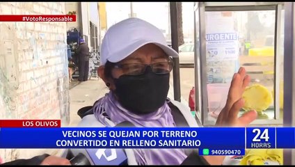 ¡De vivero municipal a relleno sanitario! Vecinos de Los Olivos piden ayuda a las autoridades