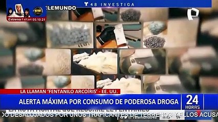 EE.UU.: incrementa el consumo de “Fentanilo Arcoíris” una droga mortal
