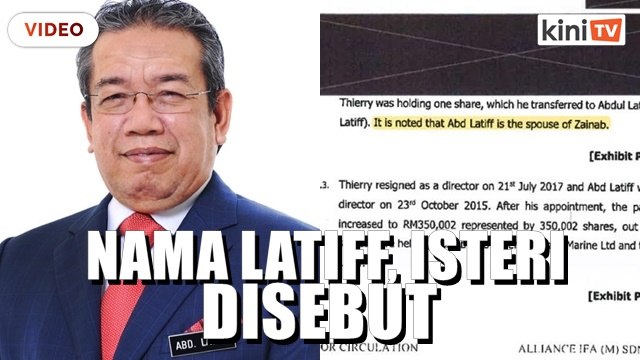 Laporan forensik LCS sebut nama Abdul Latiff, isterinya Zainab