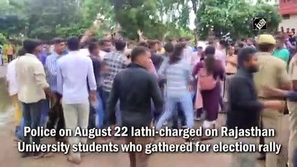 Rajasthan: Police ‘lathi-charge’ on students gathered without permission for election rally