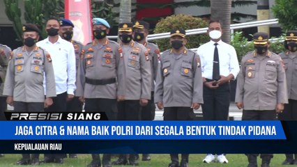 Pimpin Apel Pagi Gabungan, Berikut Pesan Wakapolda Kepri