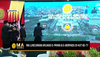 Peringati HUT ke-77, Mahkamah Agung Luncurkan 2 Aplikasi Baru : E-Prima dan E-Berpadu!