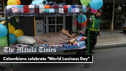 Colombians celebrate "World Laziness Day"