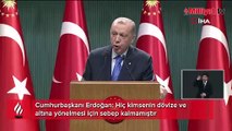 Cumhurbaşkanı Erdoğan'dan Türk Lirası çağrısı