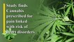 Study finds Cannabis prescribed for pain linked with risk of heart disorders