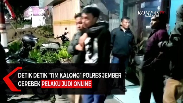 Detik Detik Tim Kalong Polres Jember Gerebek Pelaku Judi Online