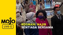 Rosmah teman Najib di mahkamah hari ini