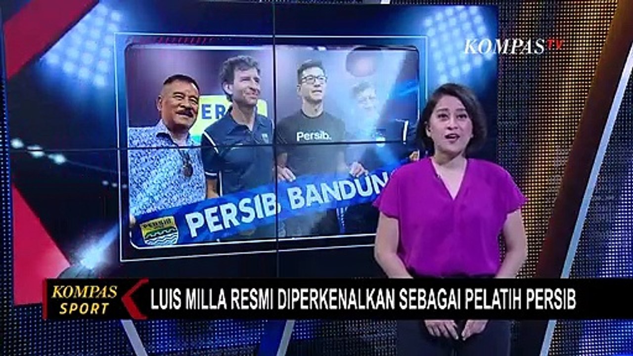 Luis Milla Resmi Diperkenalkan Sebagai Pelatih Baru Persib, Gantikan Posisi Robert Alberts