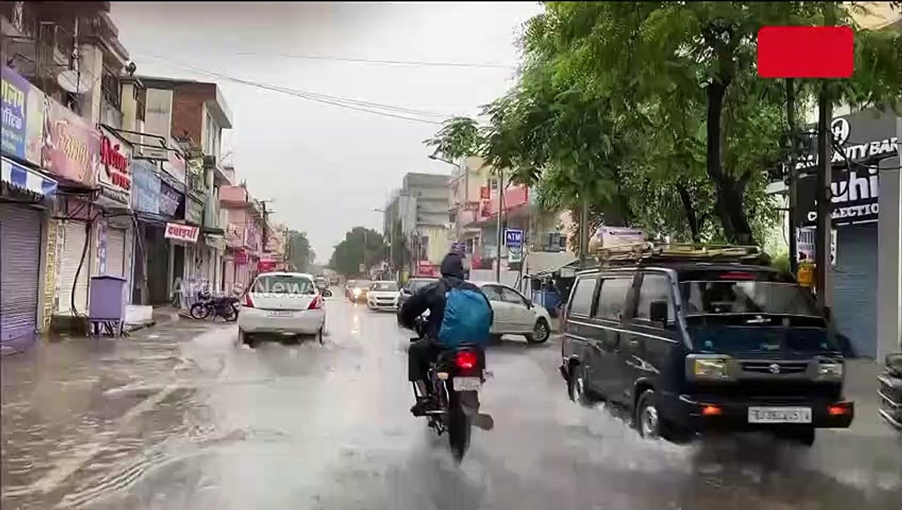 Rajasthan | Glimpse of heavy rain in Udaipur