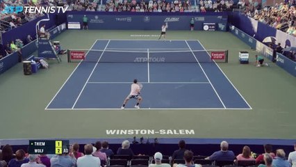 Winston-Salem - Retour sur dur réussi pour Thiem