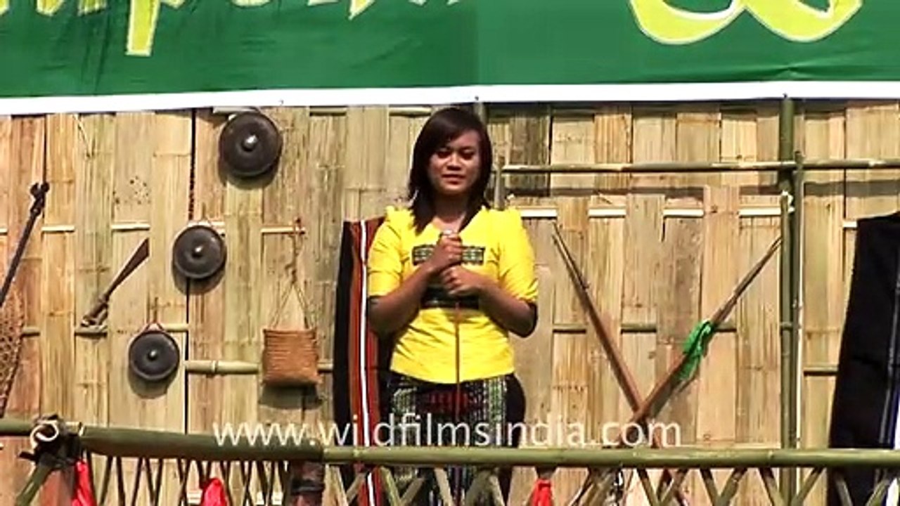 Malzai folk song presented by Mizo singer