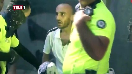 Polisin silahını alan saldırgandan muhabire: Yayınlarsan öldürürüm