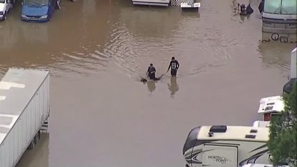 Las lluvias mantienen en alerta a 14 millones de personas en el sur de EEUU