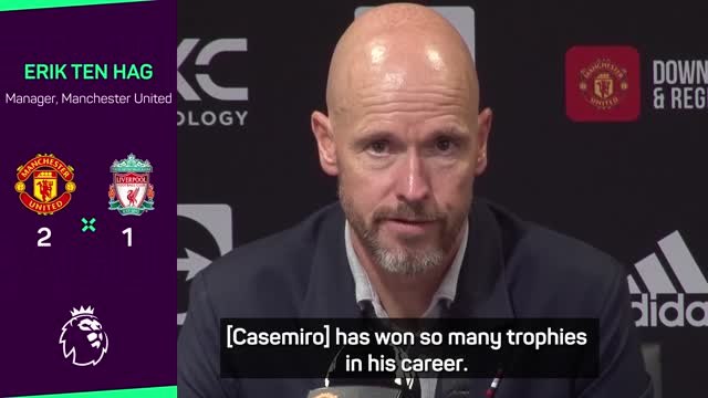 Serial winner Casemiro can guide United - Ten Hag