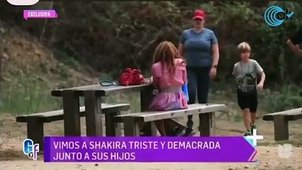 Preocupantes imágenes de Shakira tras las fotos de Piqué besando a su novia