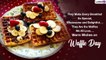 National Waffle Day 2022: Waffle Images, HD Wallpapers & Quotes for a Lip-Smacking Treat!