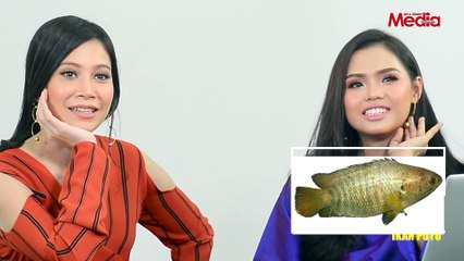 Bella Astillah & Farah Nabilah Teka Nama Ikan, Pandai Ke _ - MH Cabar