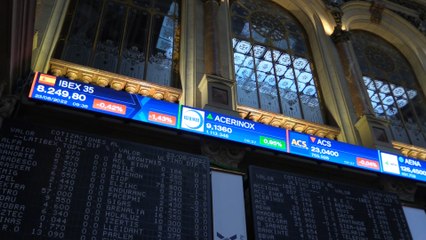 El Ibex 35 cede tras la caída de Wall Street