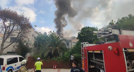Bakırköy’de hukuk bürosunda yangın