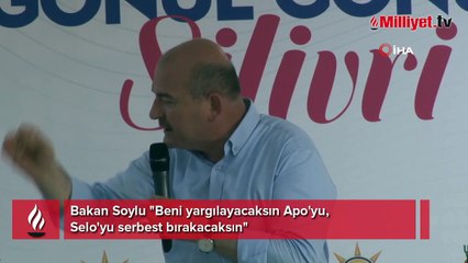 Bakan Soylu'dan muhalefete 'yargılanacaksınız' yanıtı: Kimi serbest bırakacaksın, Apo'yu Selo'yu