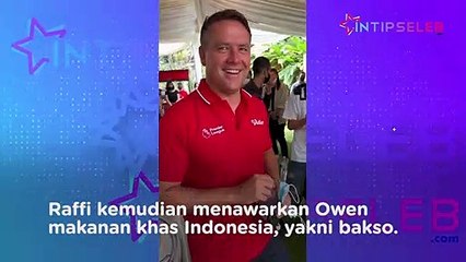 Michael Owen Hadiri Ultah Rafathar, Santap Bakso dan Kentang