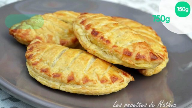 Chaussons aux pommes à la compote maison