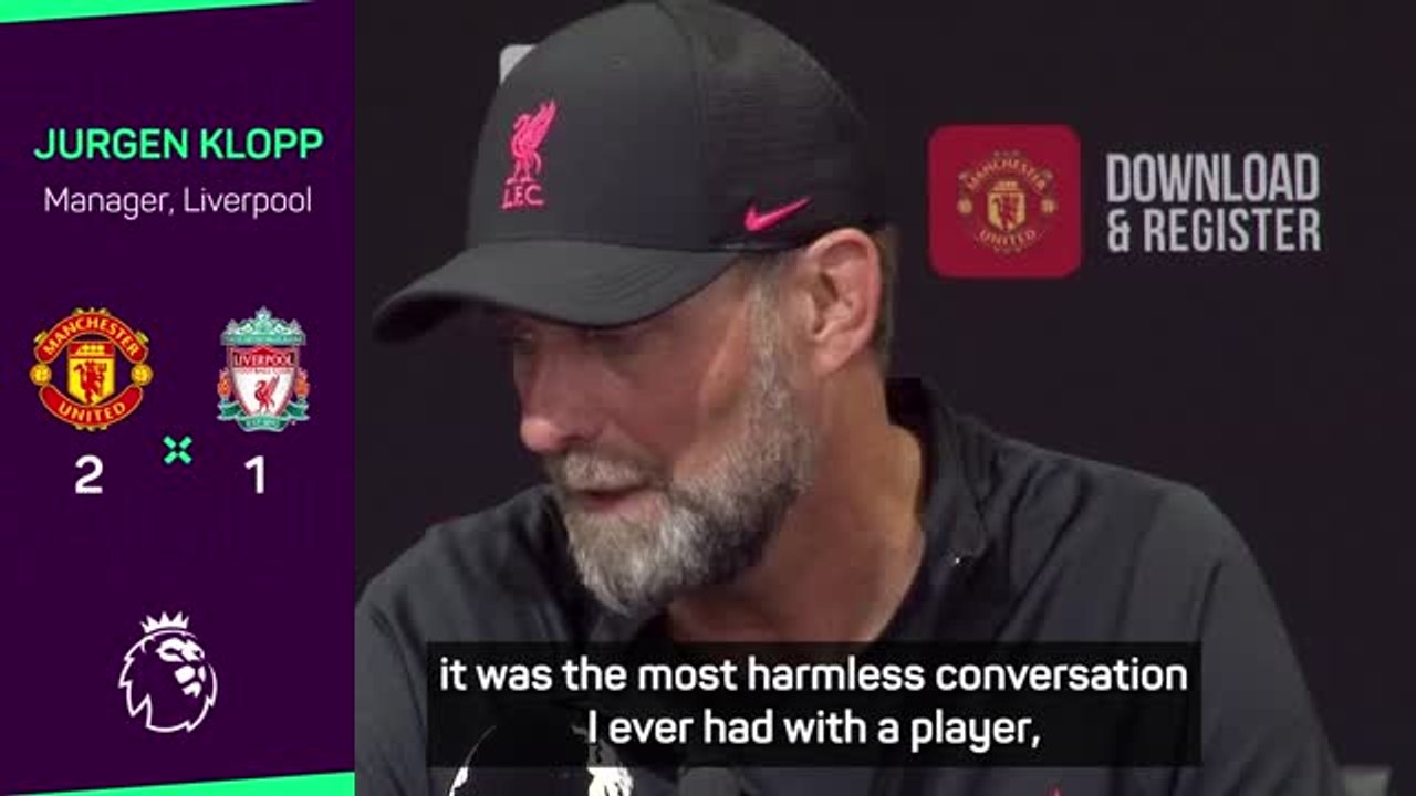 Klopp plays down 'emotional' post-match dispute with Fernandes