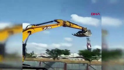 İstanbul'da inşaat işçilerinin akıl almaz, ölümcül eğlencesi kamerada