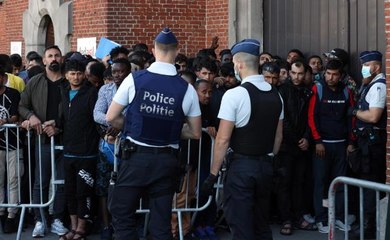 Belçika'da uluslararası koruma isteyen sığınmacılar sokaklarda kalıyor