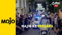 Hujan renyai, tangisan penyokong iringi Najib ke penjara