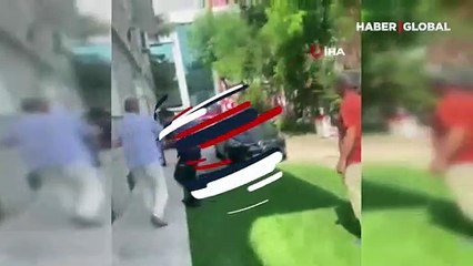 Silivri'de polise saldıran zanlının vurulma anı kamerada